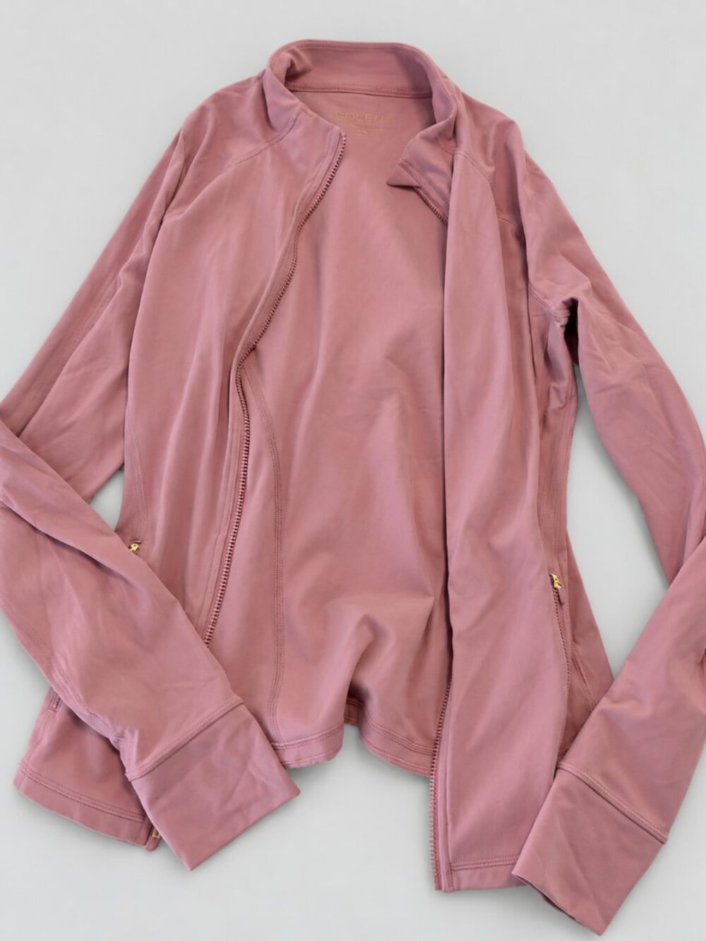 Aritzia Golden Mauve Full Zip Activewear Jacket Size Medium